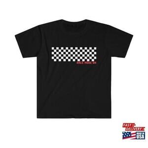 Race Mode On Tshirt Unisex Softstyle Sport